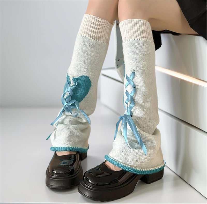 Insdark Goth Leg Warmers Women Japanese Gothic Y2k Harajuku Grunge Emo Punk 80s - Image 3